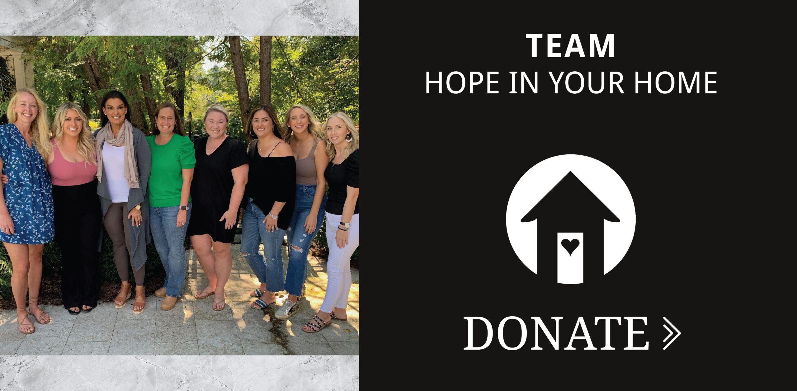 Donate to Team Hope in your Home