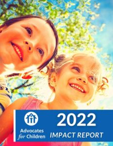 Cover of Advocates for Children 2022 Annual Report