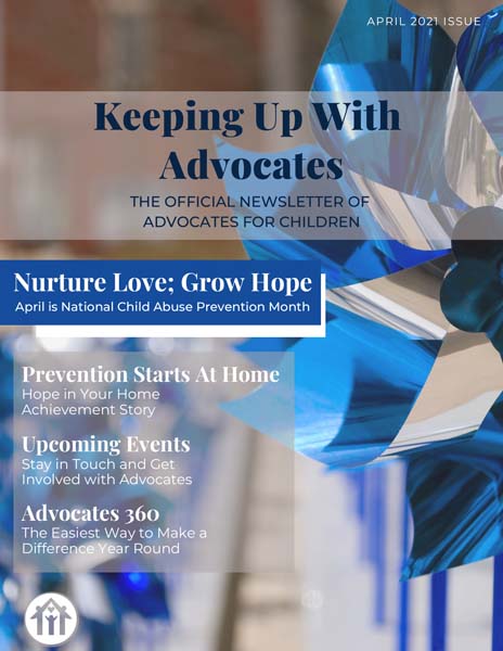 Cover of Keeping Up With Advocates April 2021