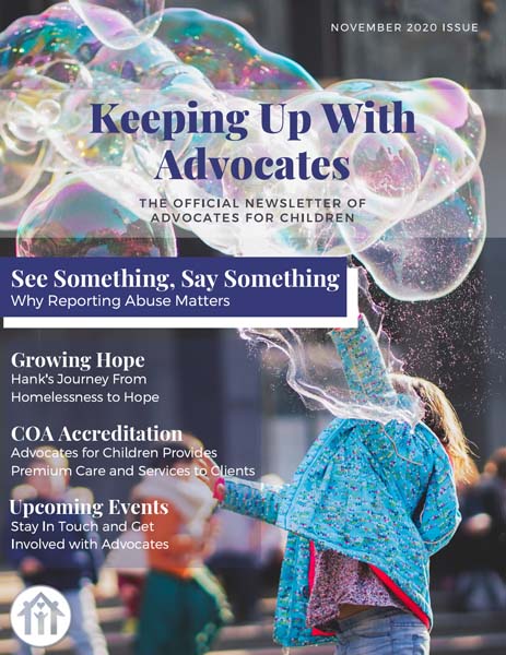 Cover of Keeping Up With Advocates November 2020