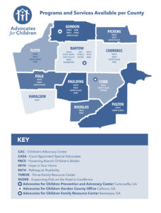 Advocates for Children serves 11 Metro Atlanta Counties