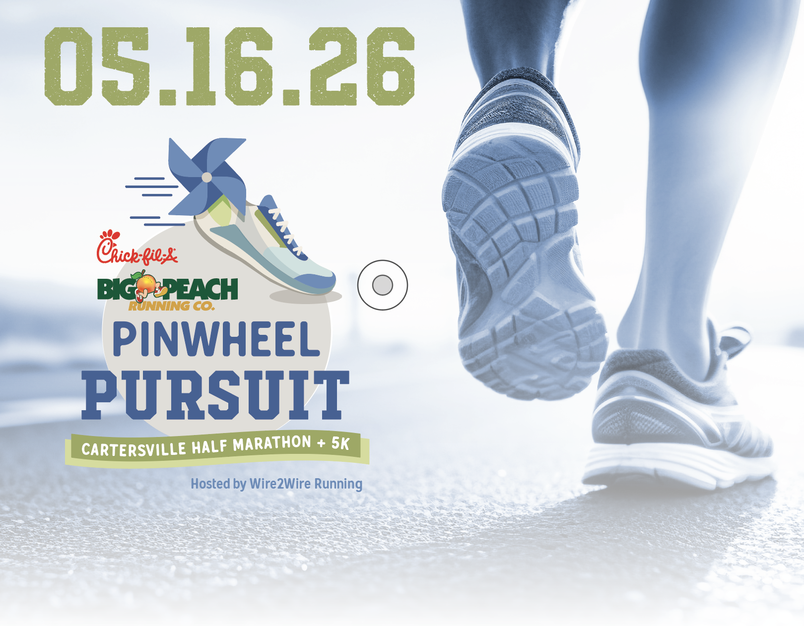 Pinwheel Pursuit Cartersville Half Marathon and 5K Race